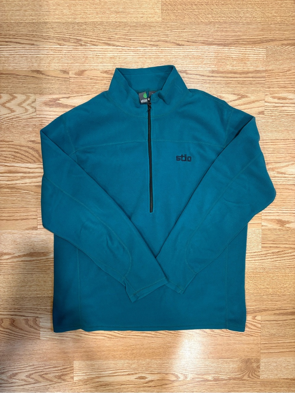 Men’s Stio Teal Half-Zip Fleece Pullover